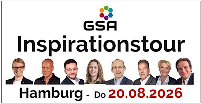 Image principale de GSA-Inspirationstour in HAMBURG: 7 Redner:innen je 10 Min.