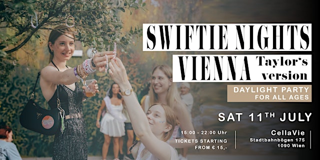 Hauptbild für SWIFTIE NIGHTS VIENNA | Daylight Party (11.07.26)