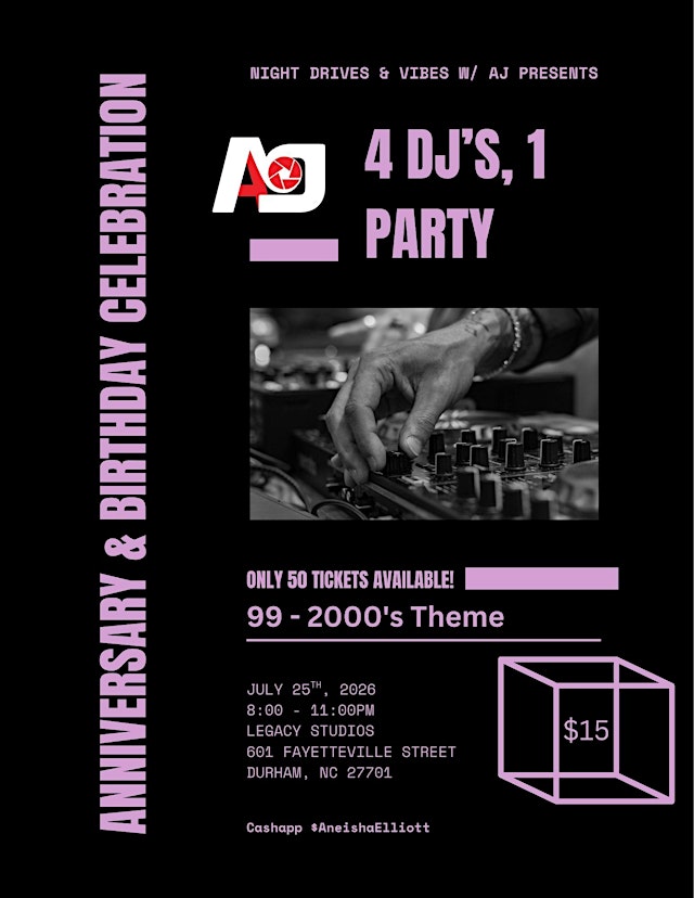 Image principale de NIGHT DRIVE & VIBES BIRTHDAY EDITION