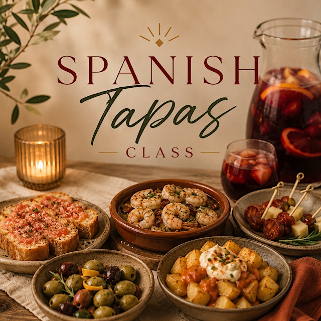 Spanish Tapas Cooking Class primary image