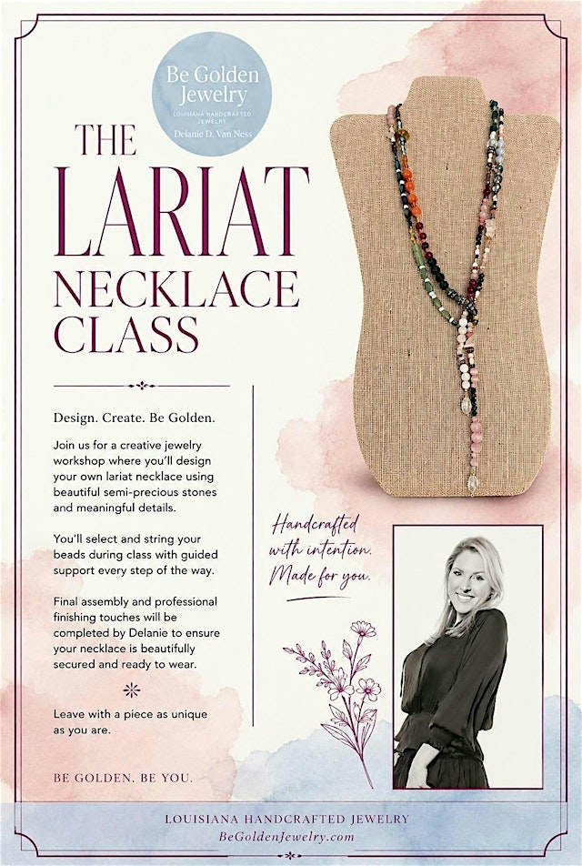 Image principale de Be Golden Lariat Jewelry Making Class