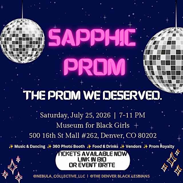 PROM
LESBIAN/SAPPHIC Black Tie but
“Sapphicsticated” primary image