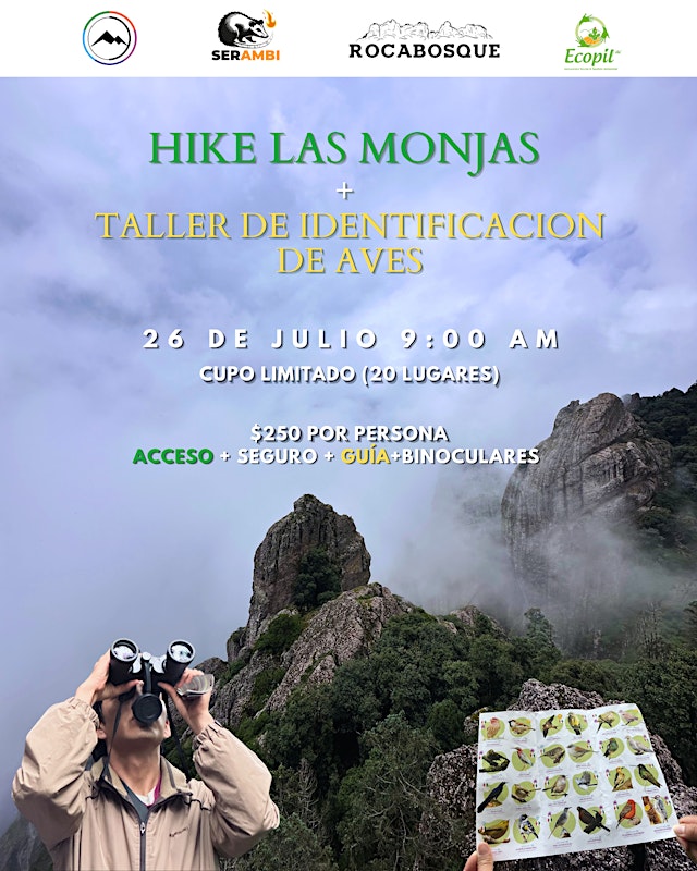 Hike Las Monjas + Taller de Identificación de Aves primary image