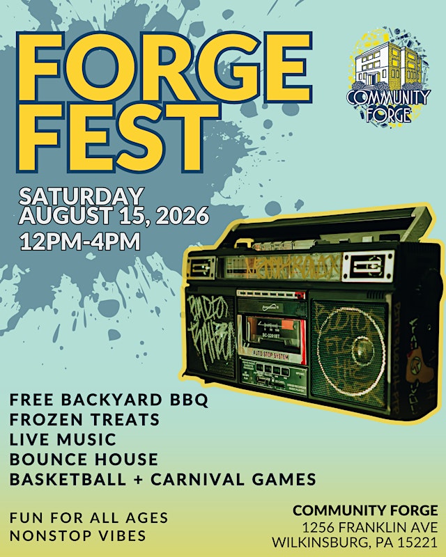 Forge Fest: Community Block Party in Wilkinsburg primary image