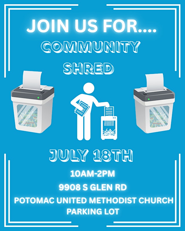 Image principale de Community Shred at Potomac United Methodist Church