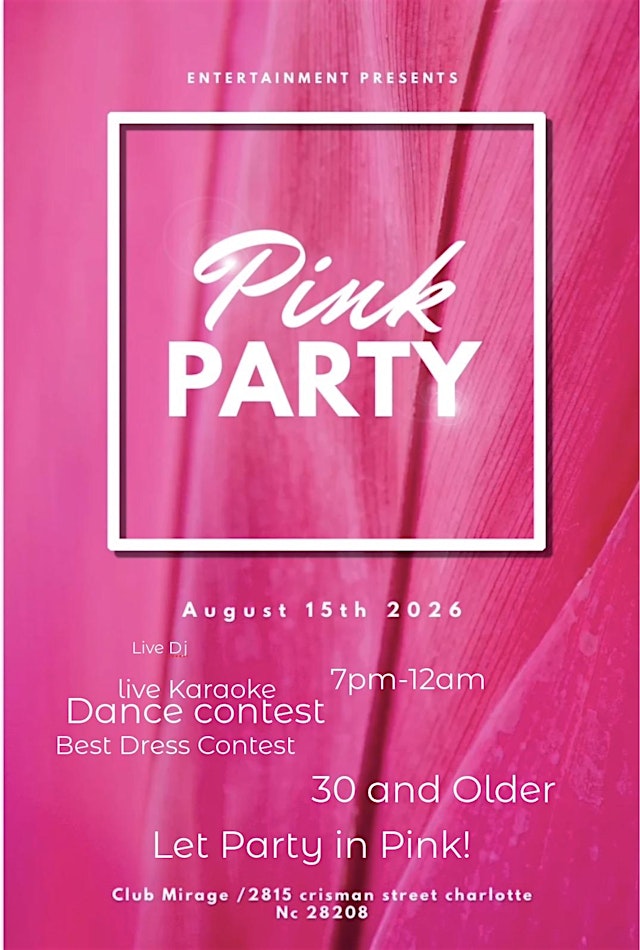 Image principale de All Pink Party