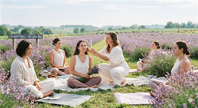 Primaire afbeelding van Purple Peace: Lavender Field Forest Bathing & Sound Healing