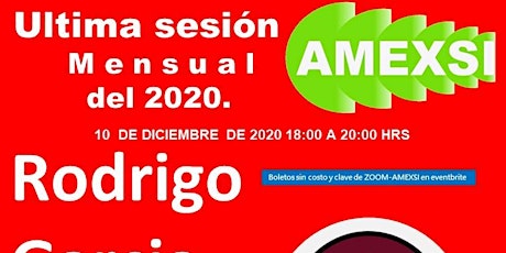 Imagen principal de 11a Sesión Mensual AMEXSI diciembre 2020