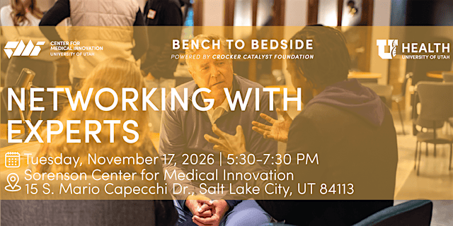 Image principale de CMI | Bench to Bedside: Networking with Experts Event #1