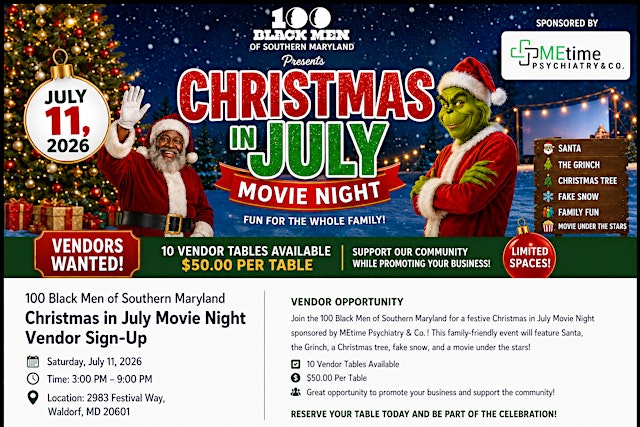 Image principale de Shops at Waldorf Movie night (Vendor Tables)