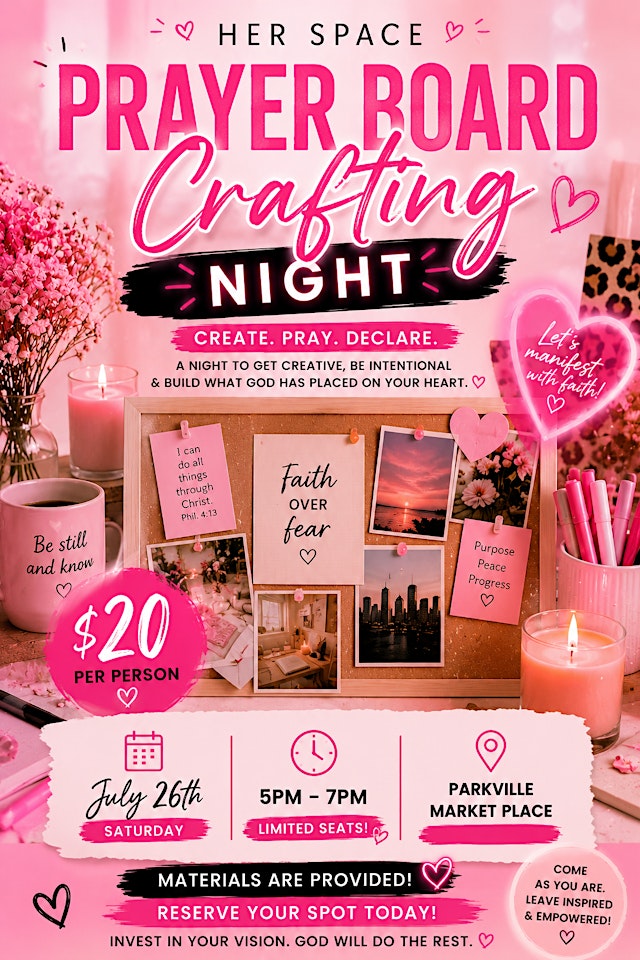 Imagem principal do evento Craft Night By HerSpaceEvents