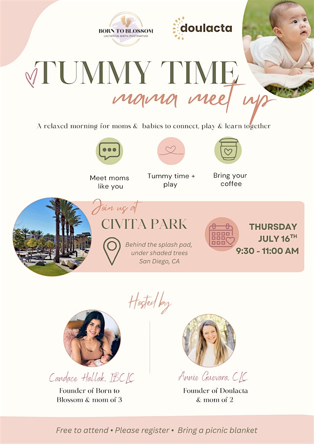 Image principale de Tummy Time Mama Meet Up at Civita Park