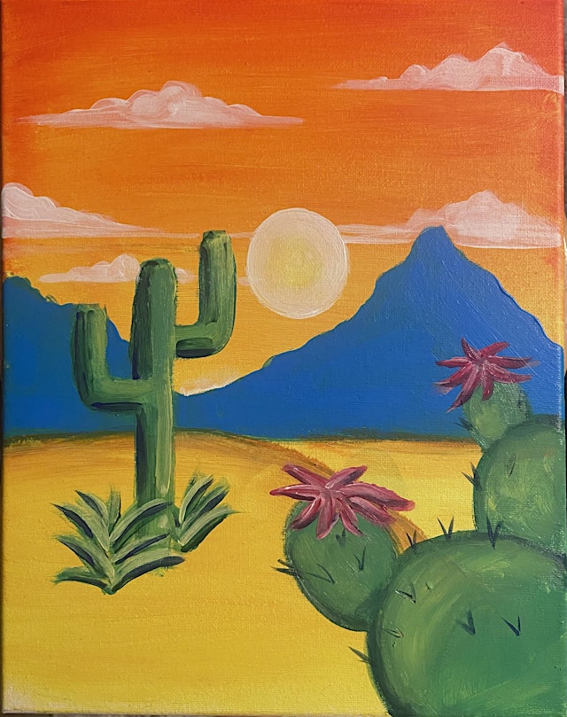 Imagem principal do evento Paint and Sip: Desert Landscape at Culture Brewing Encinitas