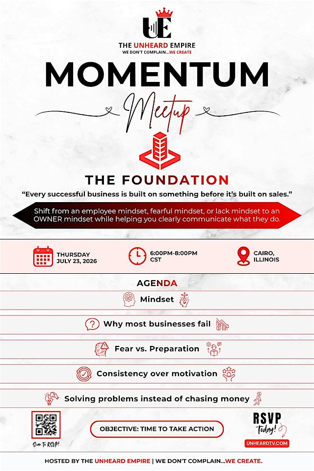 Image principale de Cairo Momentum Meetup: The Foundation