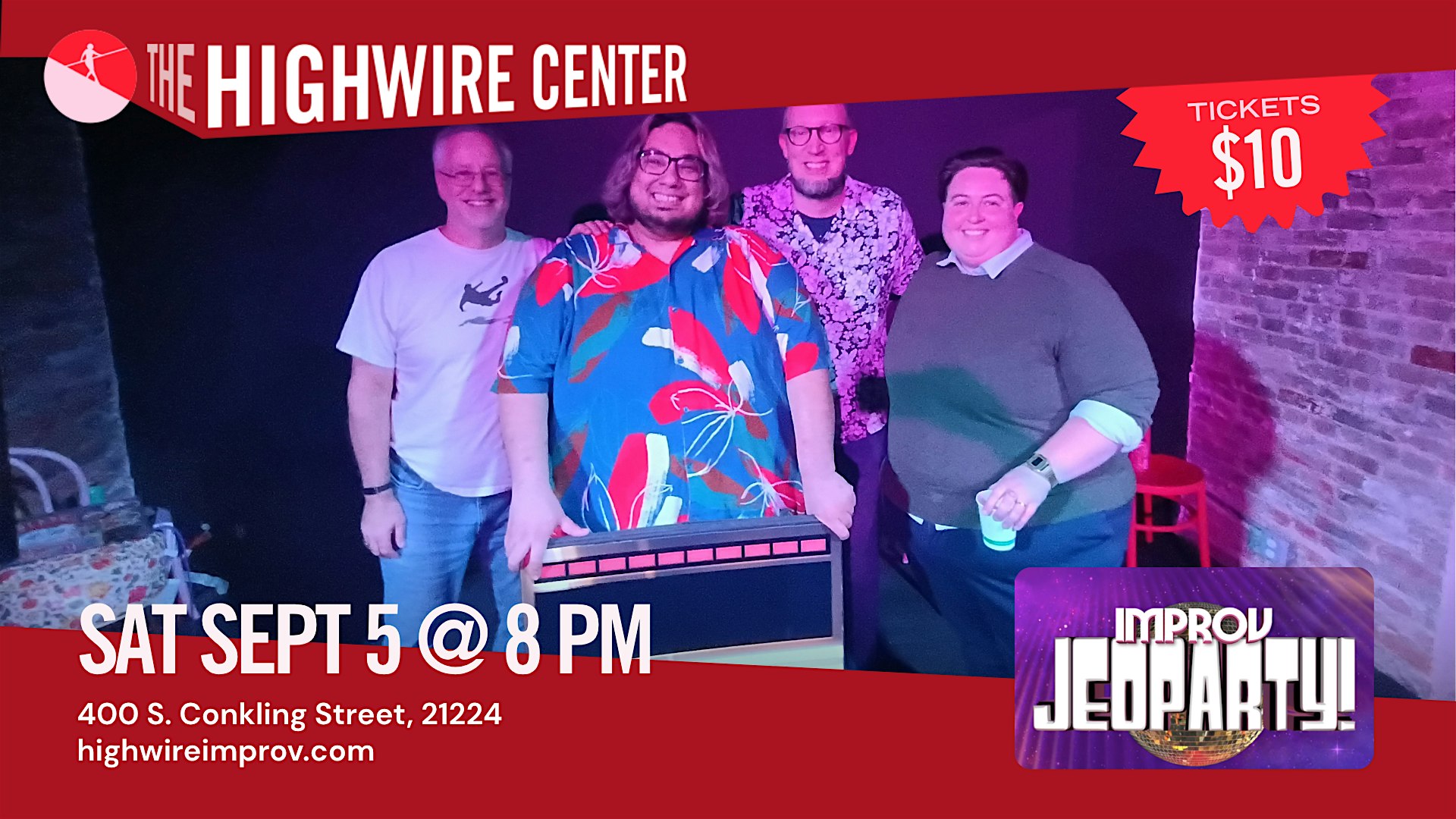 Improv Jeoparty: Making Noise at the Highwire Center!
