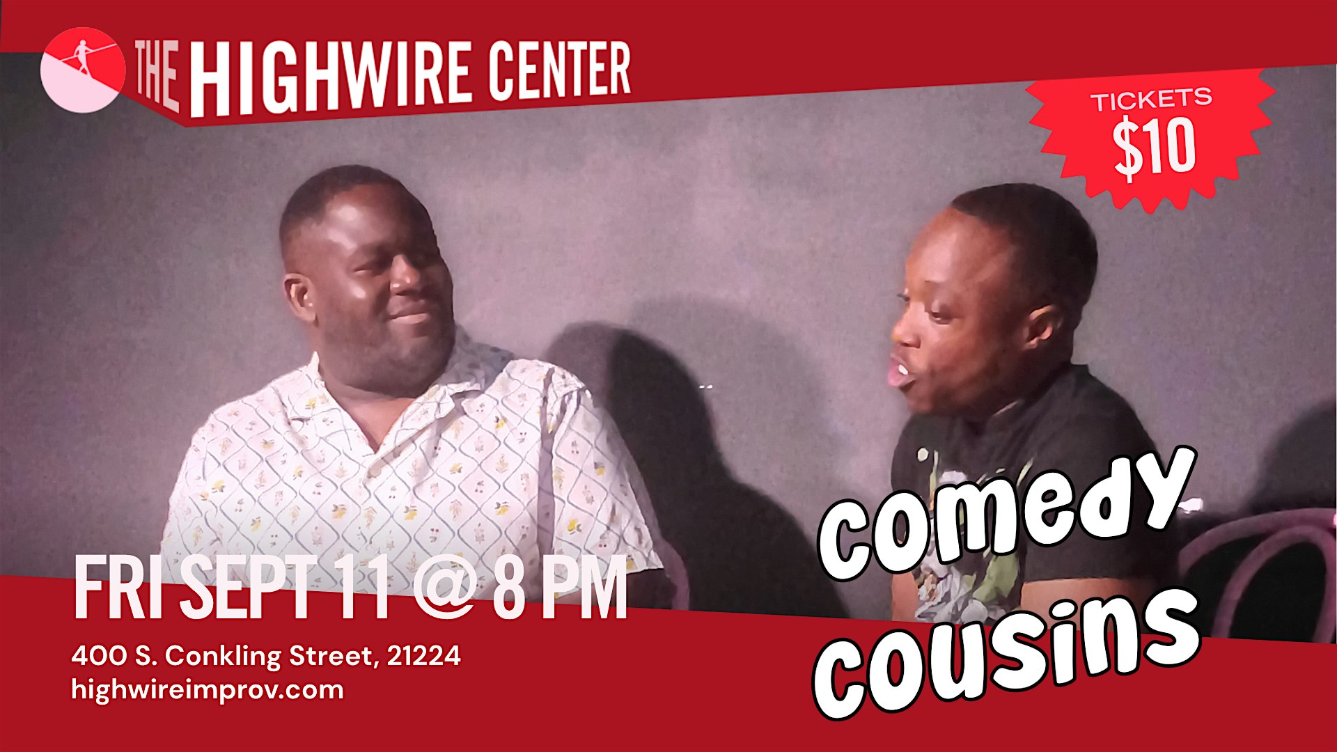 Comedy Cousins: Improv Comedy at the Highwire Center!