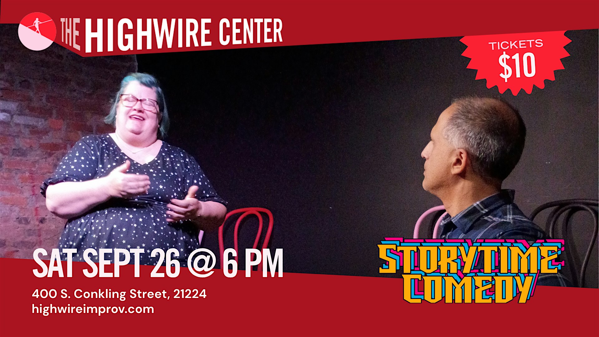 Storytime Comedy: Improv Comedy at the Highwire Center!