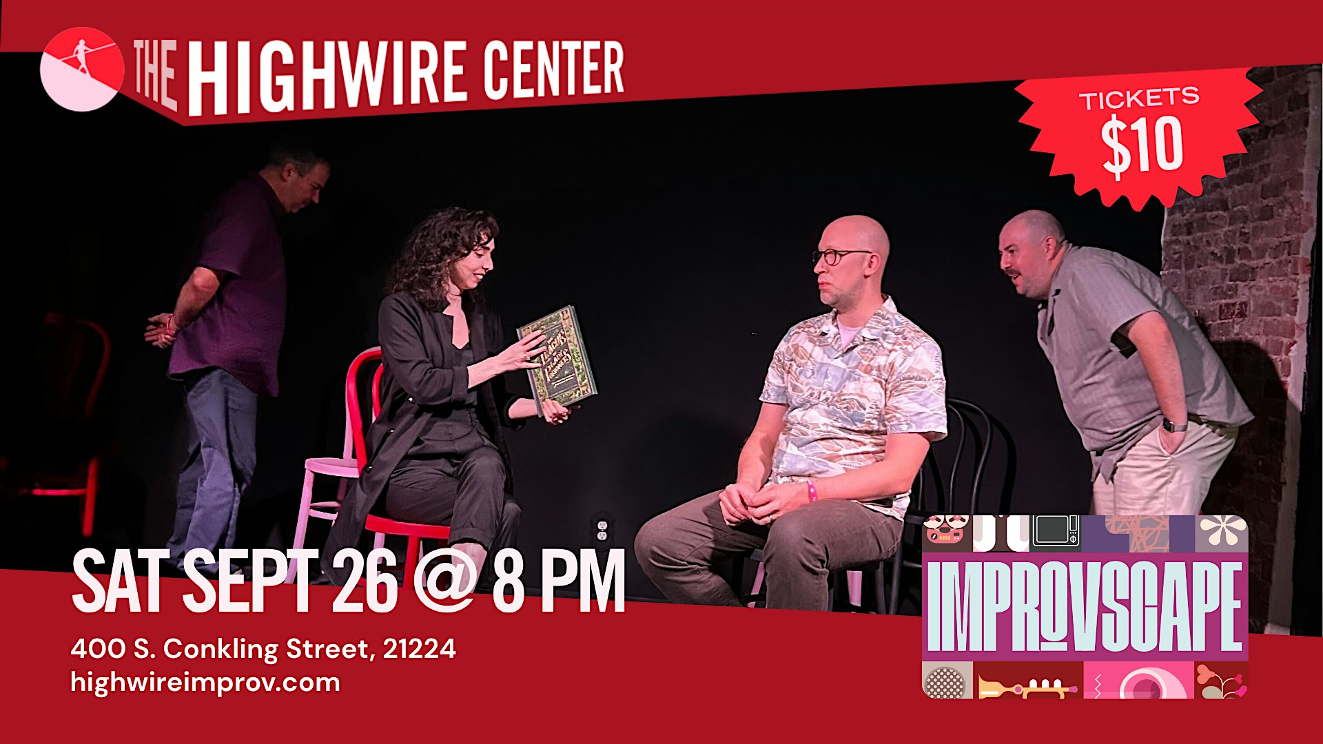 ImprovScape: Improv Comedy at the Highwire Center!