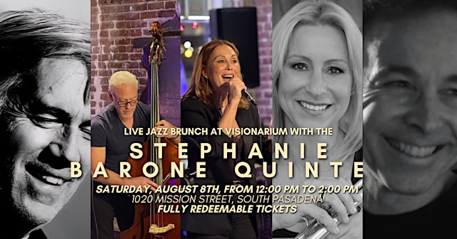 Image principale de Live Jazz Brunch at Visionarium with the Stephanie Barone Quintet