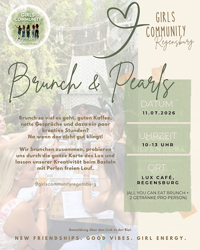 Image principale de Brunch & Pearl @Lux // Girls Community Regensburg