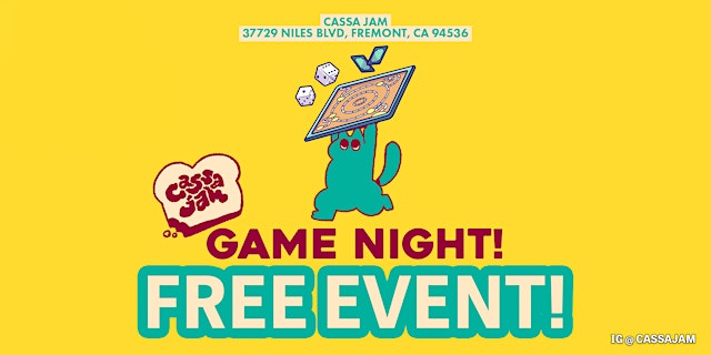 August Game Night! | FREE event in Fremont / Niles District primary image