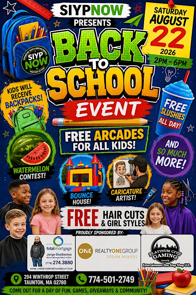 Imagen principal de Siypnow Presents 8 Annual Free Back To School Event