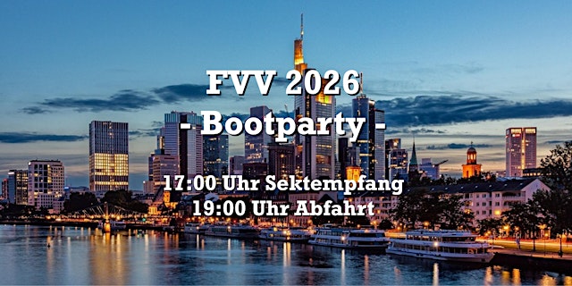 Image principale de FVV Bootparty 2026