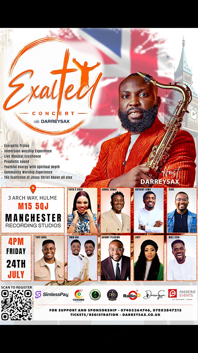 Imagem principal de EXALTED CONCERT with DarreySax