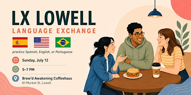 Image principale de Lowell Language Exchange at Brew'd Awakening