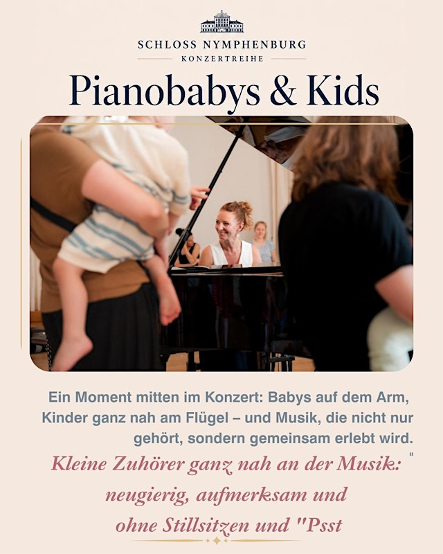 Image principale de PIANOKIDS - Das Kinderkonzert im Schloß Nymphenburg!