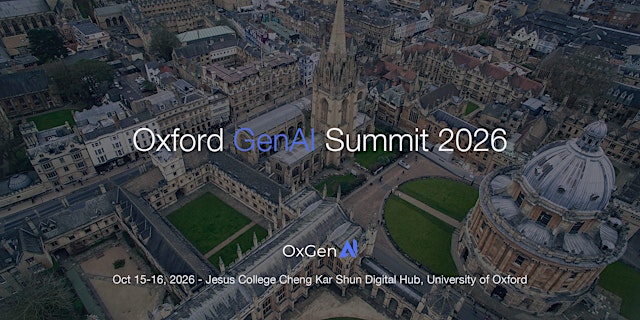 Image principale de Oxford Gen AI Summit 2026