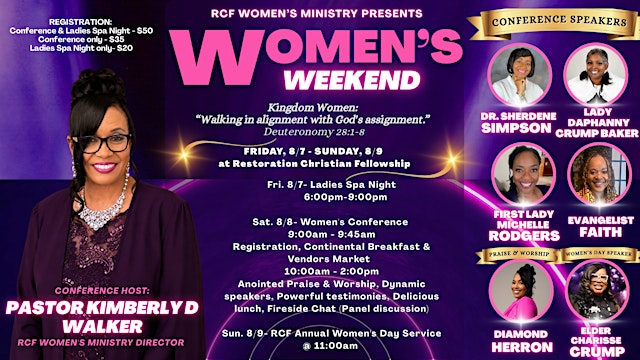 2026 RCF Women’s Weekend primary image