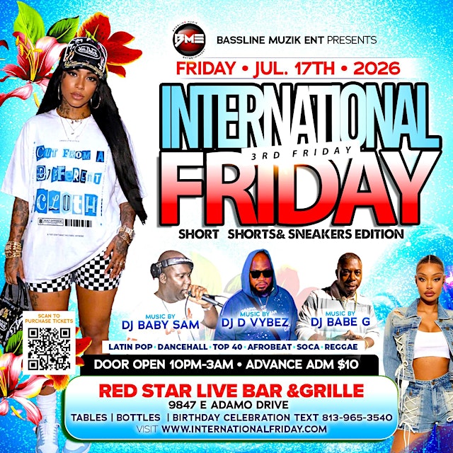 Hauptbild für INTERNATIONAL FRIDAY TAMPA