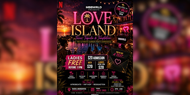 Imagen principal de LOVE ISLAND THEMED PARTY