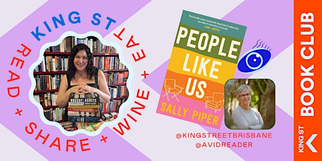 Imagen principal de King St Book Club September Author Event Book + Conversation + Wine & Eats