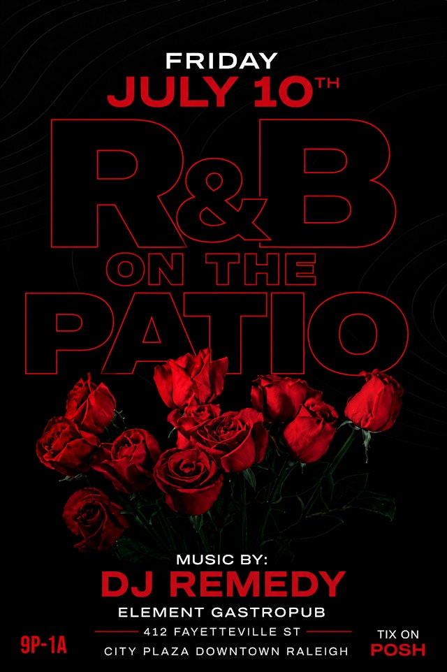 Image principale de R&B On The Patio in City Plaza @ Element in City Plaza