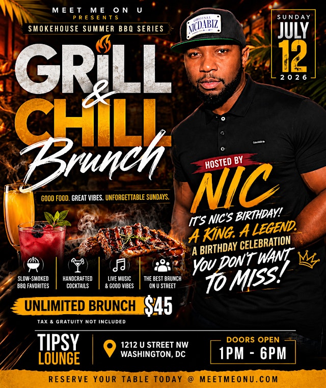 Image principale de Grill and Chill Brunch Birthday Bash