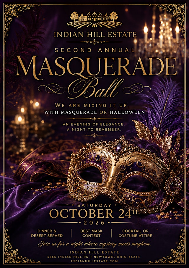 Image principale de Indian Hill Estate - Second Annual Masquerade