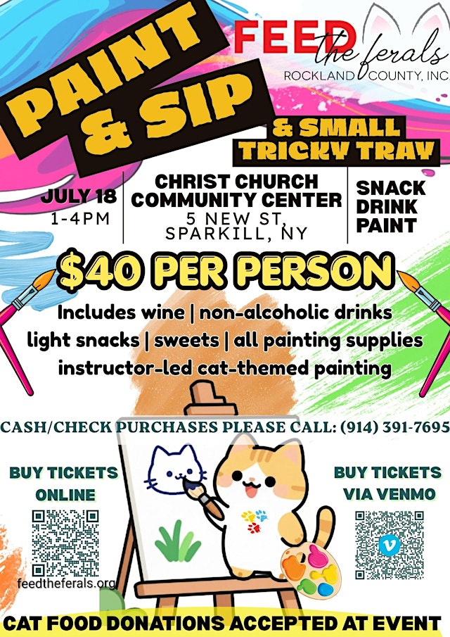 Image principale de Craft for Cats - Paint and Sip