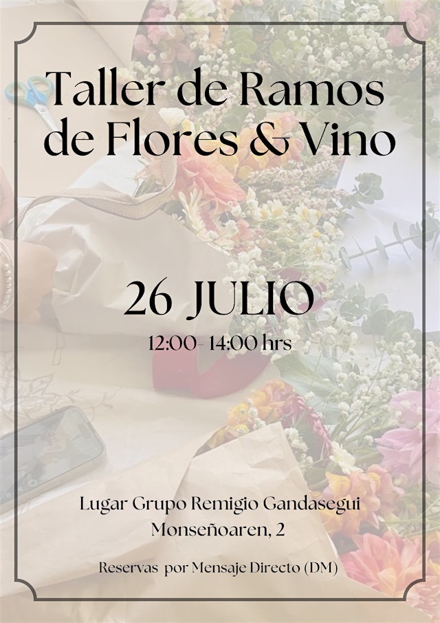 Image principale de BESO Taller Ramos de Flores y Vino