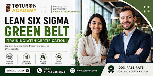 Image principale de Lean Six Sigma Green Belt Classroom Cert. Training in North Las Vegas, NV