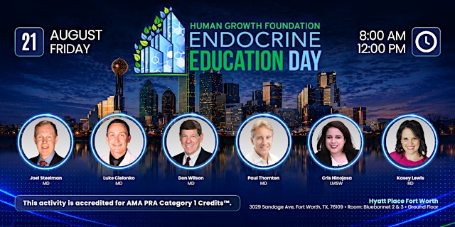 Image principale de HGF Pediatric Endocrine Education Day - Fort Worth, TX, USA