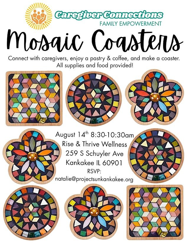 Image principale de Caregiver Connections: Mosaic Coasters