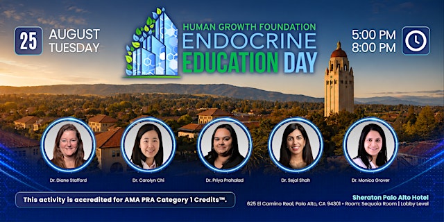 Image principale de HGF Pediatric Endocrine Education Day - Palo Alto, CA, USA