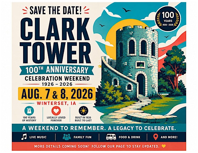 Image principale de Clark Tower 100th Anniversary Celebration Dinner & Fundraiser
