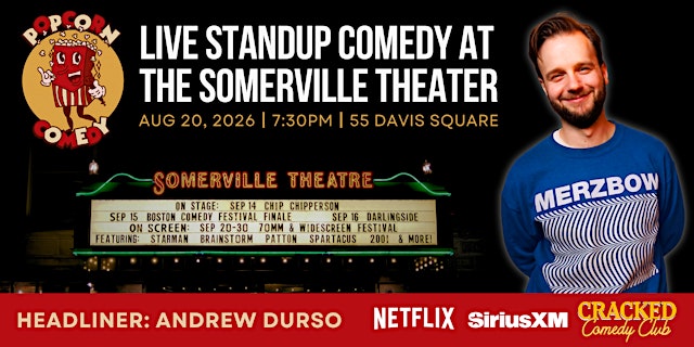 Popcorn Comedy with Andrew Durso (Netflix) primary image