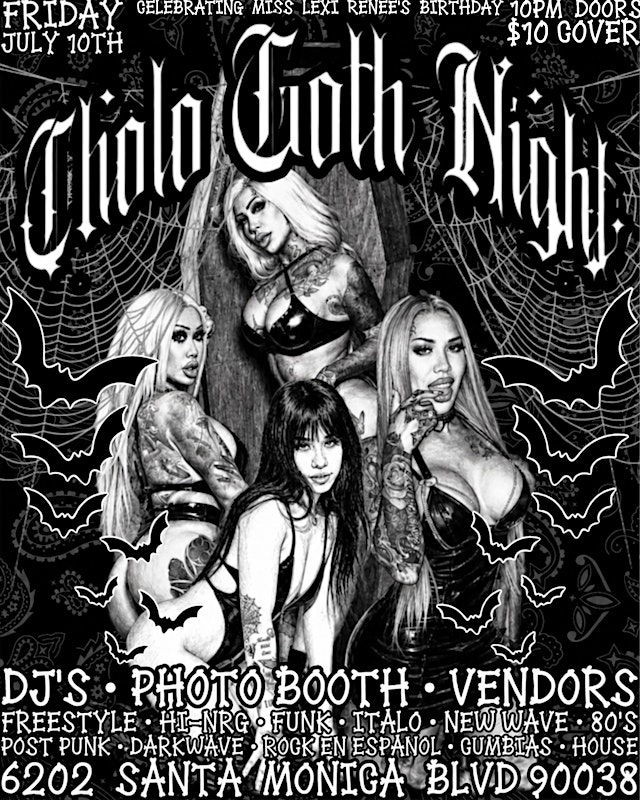 Image principale de CHOLO GOTH NIGHT