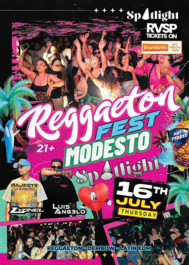 Image principale de REGGAETON FEST MODESTO SPOTLIGHT