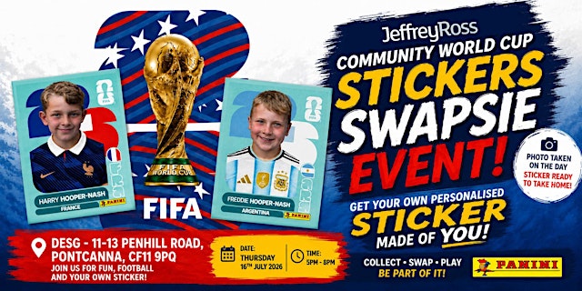 Image principale de Cardiff - Fifa World Cup Stickers 'Swapsie Event'
