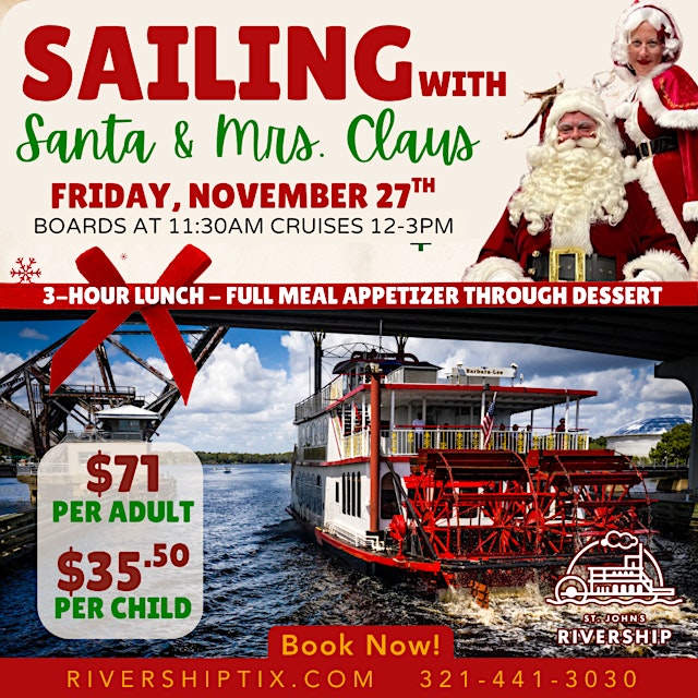 Image principale de Sailing with Santa & Mrs. Claus Lunch Cruise Aboard the Barbara Lee.